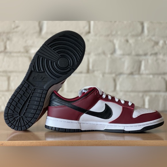 Nike Dunk Low ID By You Retro Red Burgundy Wine Black White Men 10.5 FN0569-900 main image 9